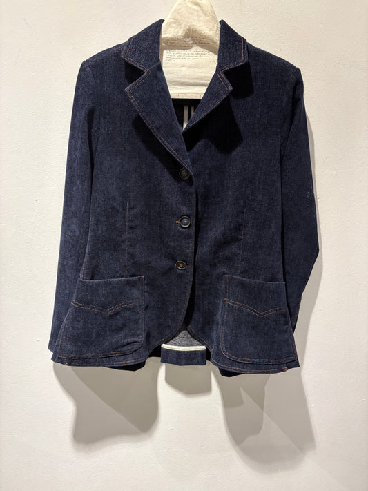 TADASHI - Giacca blu effetto jeans