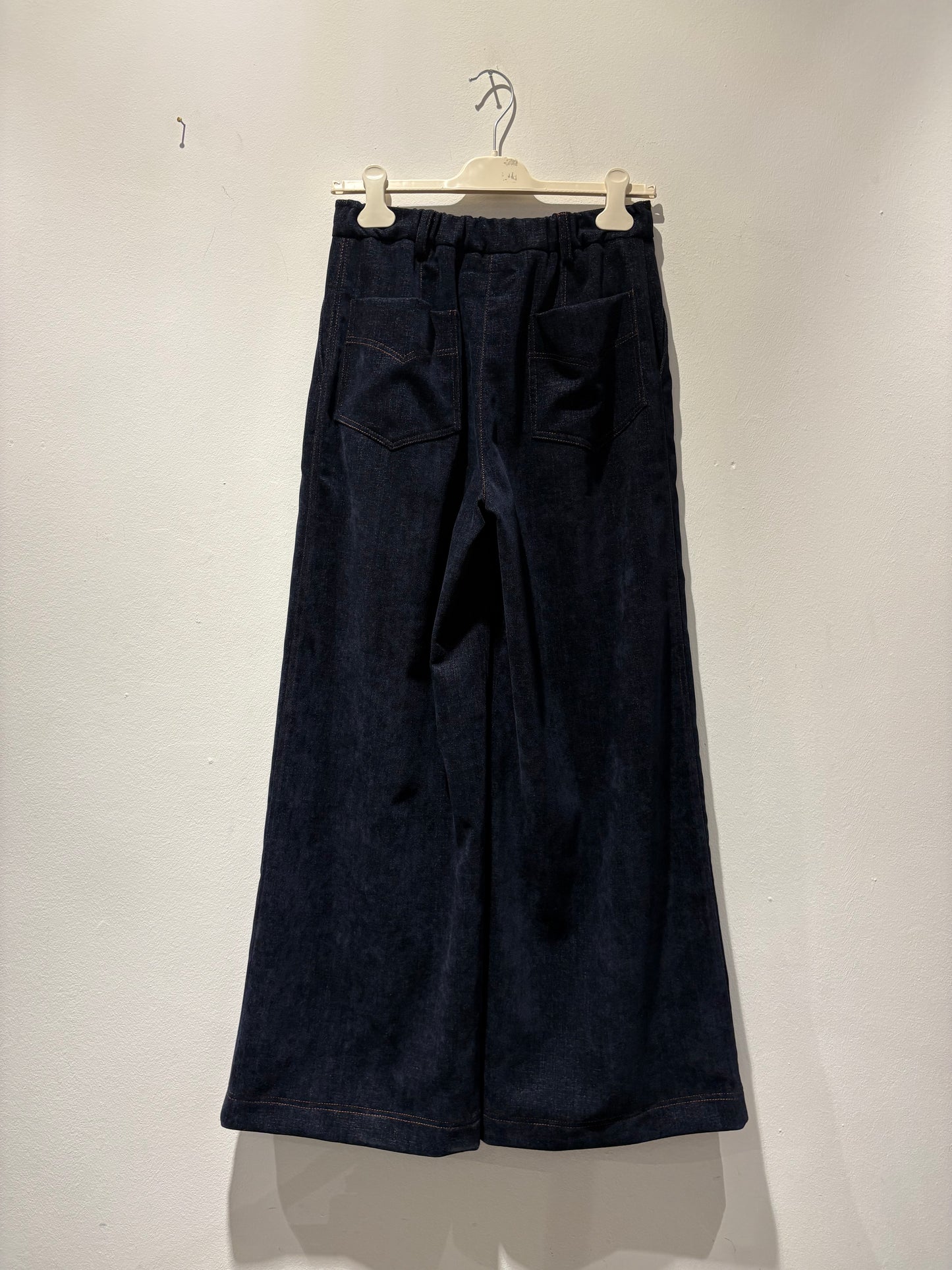 TADASHI - Pantalone a zampa effetto jeans