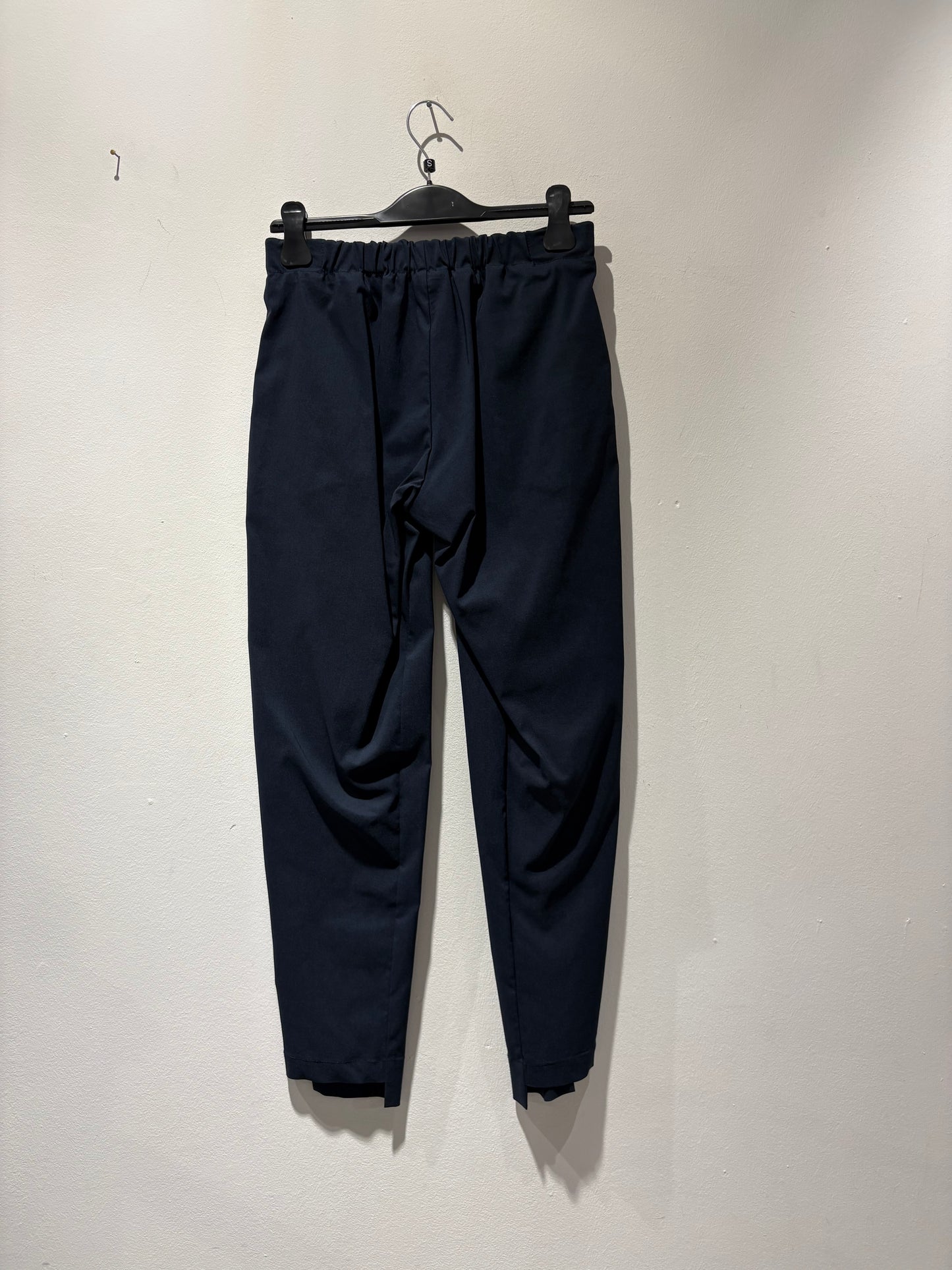 MANESERA - Pantalone grigio dritto con risvoltino