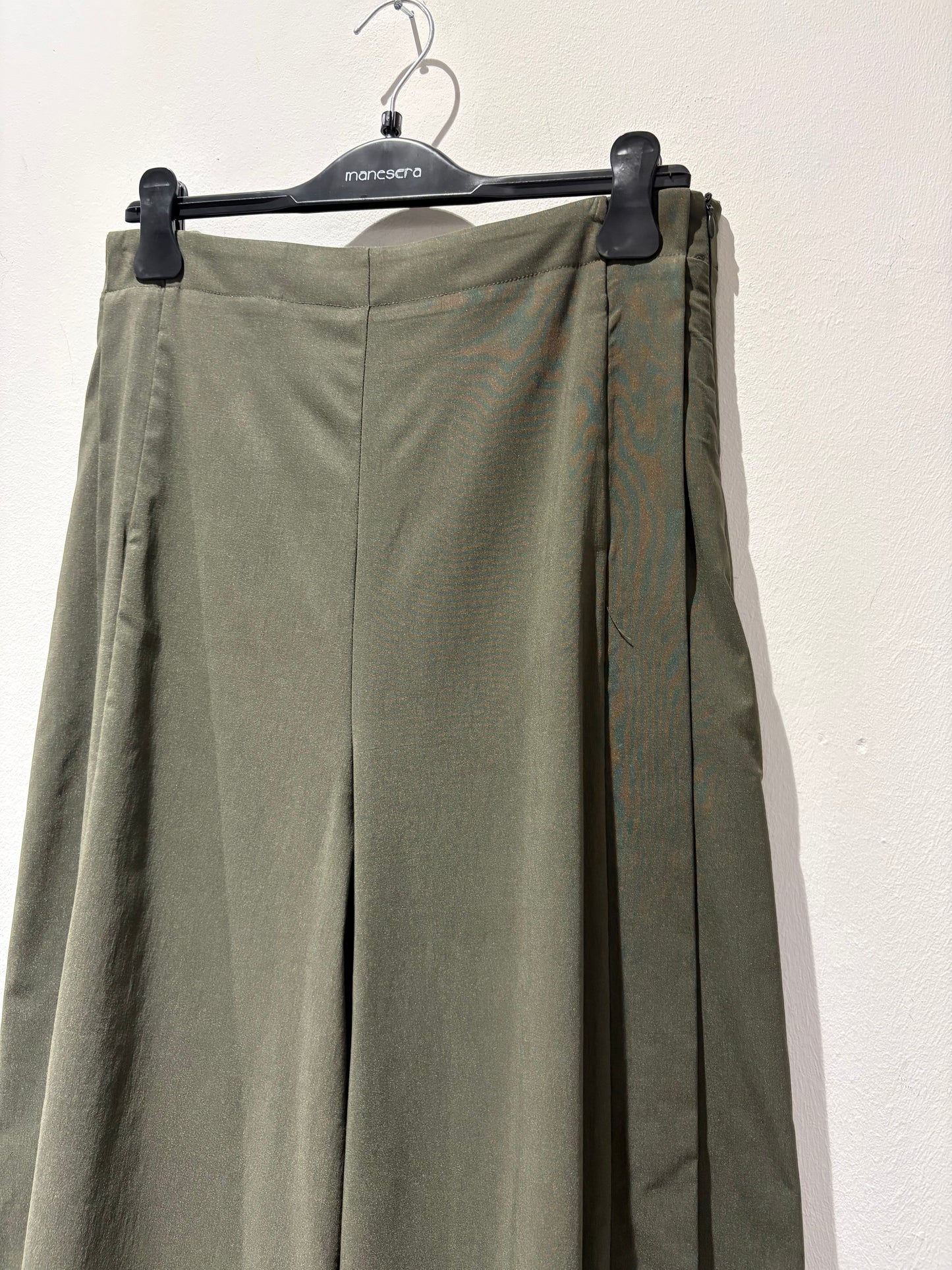 MANESERA - Pantalone palazzo verde militare