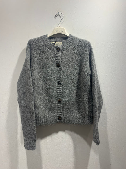 ALESSIA SANTI - Cardigan misto lana, Grigio