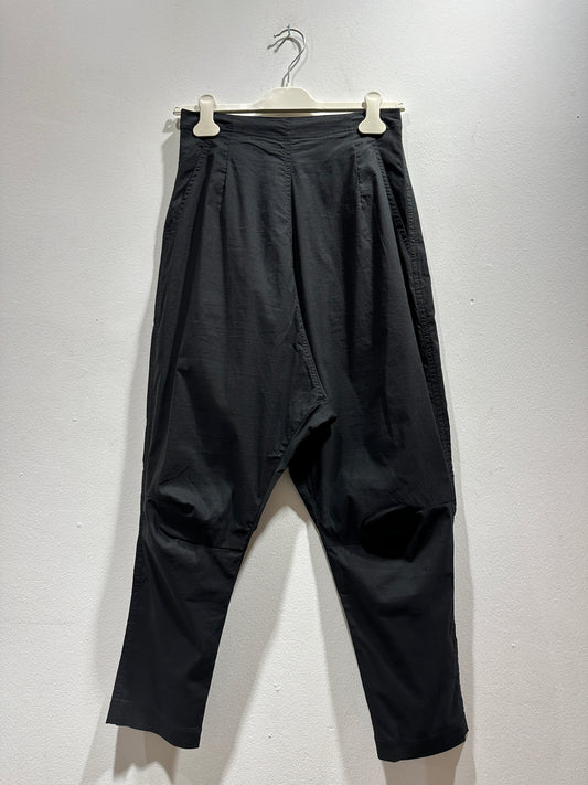 RUNDHOLZ - Pantalone cavallo basso, Nero