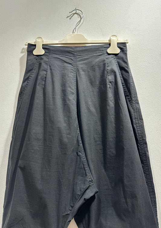 RUNDHOLZ - Pantalone cavallo basso, Nero