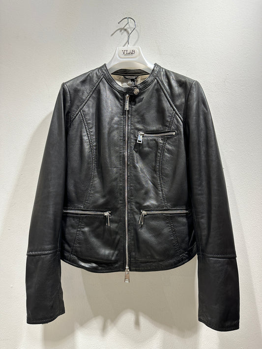 VLAB - Giacca biker vera pelle