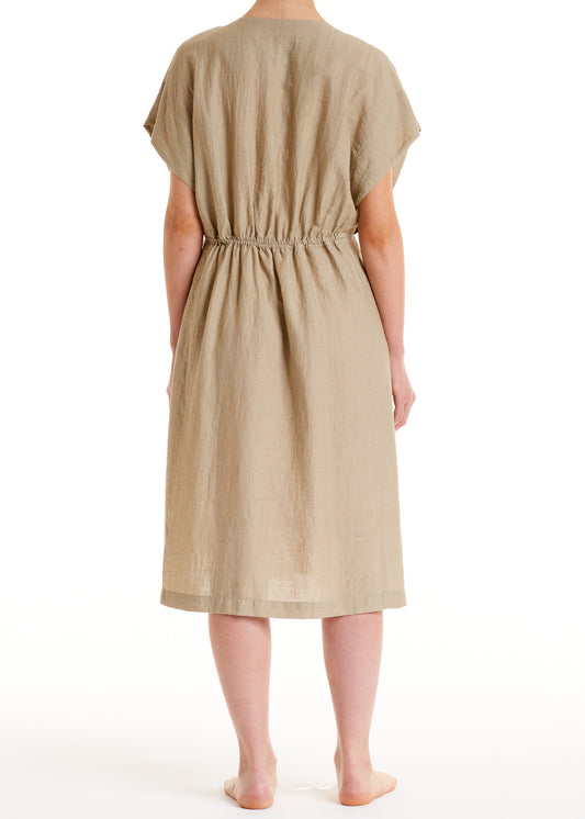 ALESSIA SANTI - Abito midi con coulisse