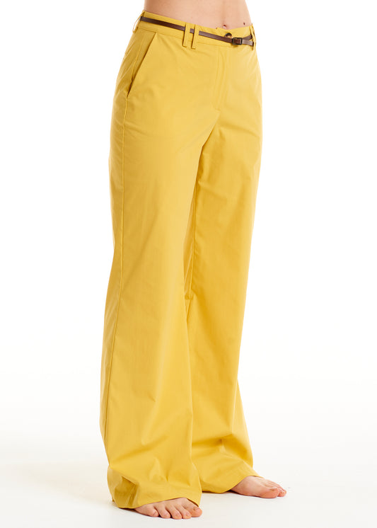 ALESSIA SANTI - Pantalone con cintura, Giallo