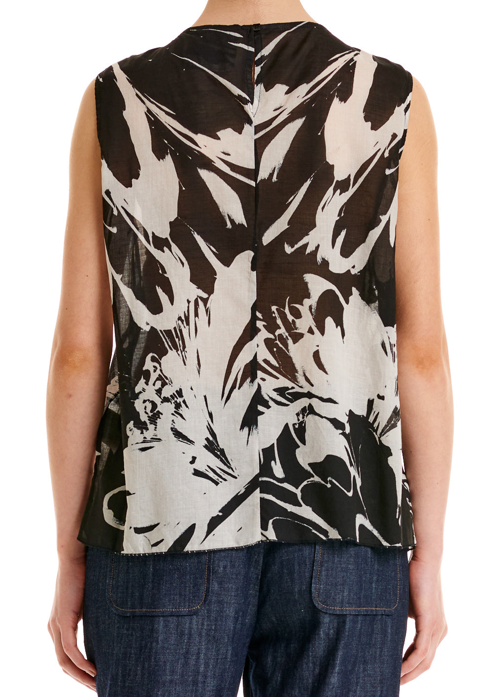 ALESSIA SANTI - Blusa nodo fantasia, Nero