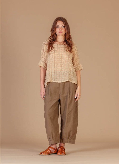 MAMA B - Blusa Tela T, Quadro Grano