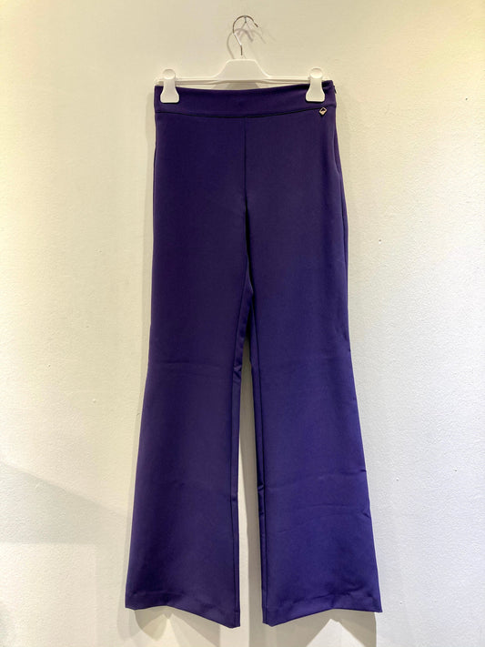 MEME ROAD - Pantalone zampa, Viola