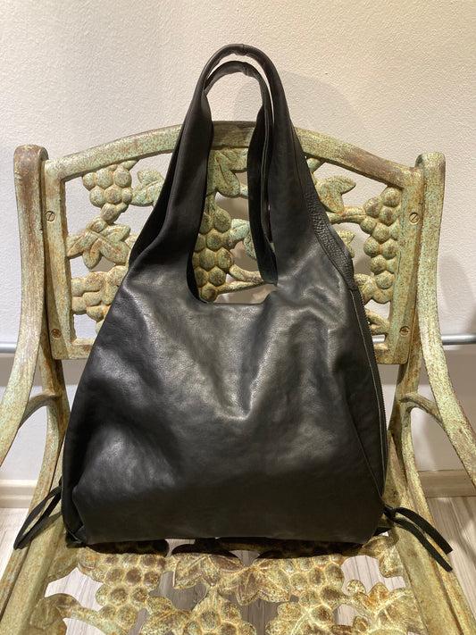 TRIPPEN - Shopper Pelle Black